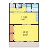天羽マンション 1LDKの間取り