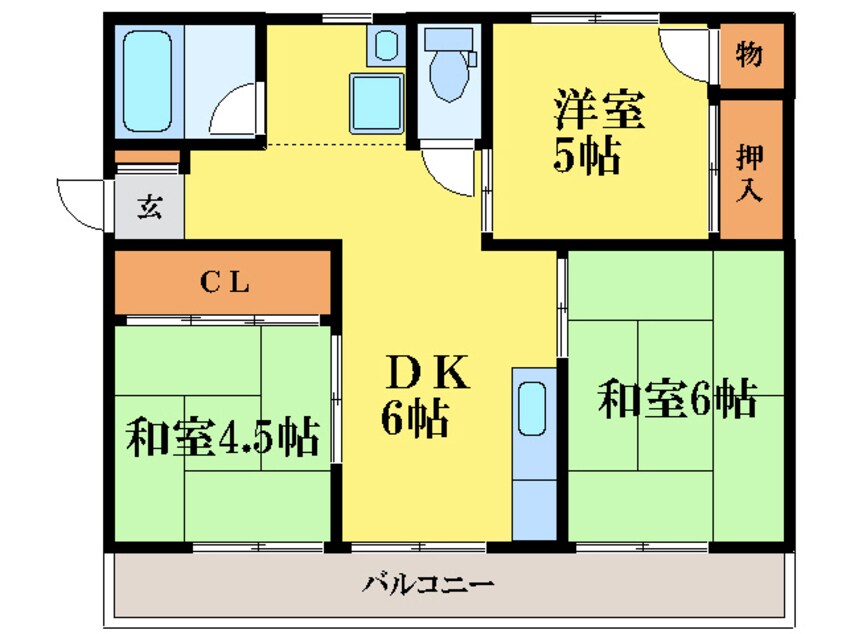 間取図 平野マンション