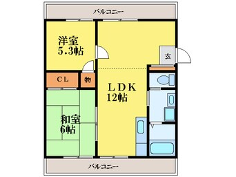 間取図 平野マンション