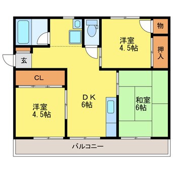 間取図 平野マンション