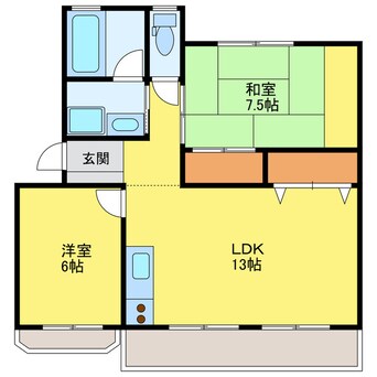 間取図 コスモハイツ