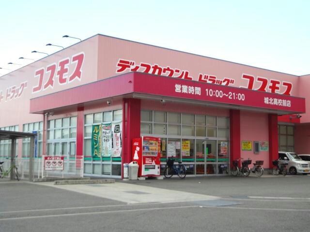 ディスカウントドラッグコスモス城北高校前店(ドラッグストア)まで324m 徳島線/佐古駅 車移動　10分1km 3階 築17年