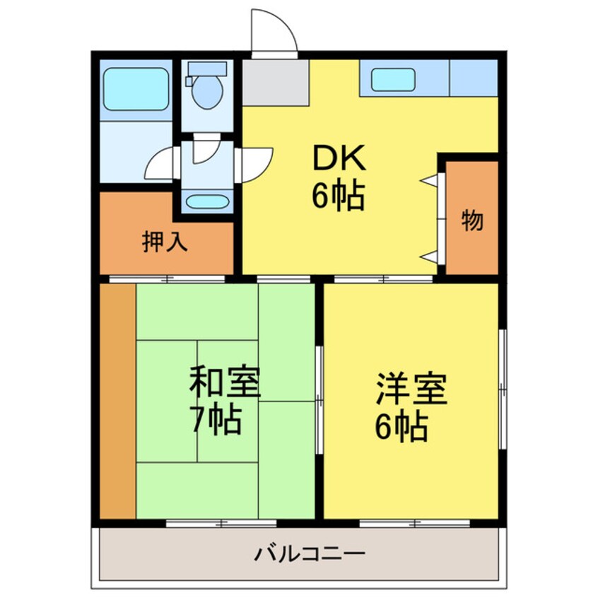 間取図 ガーデンヒルズ柿谷