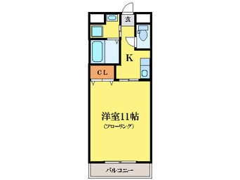 間取図 牟岐線/阿波富田駅 徒歩8分 1階 築18年