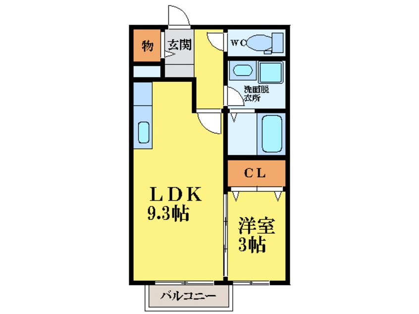 間取図 アクシス南島田