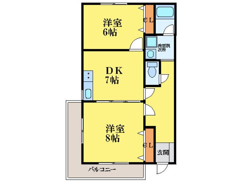 間取図 北野ビル