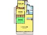 エクセルコート鈴江 3LDKの間取り