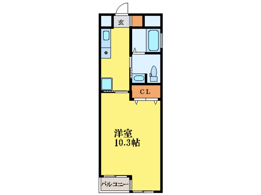 間取図 牟岐線/阿波富田駅 徒歩15分 2階 築15年