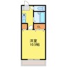 ハイツ医大前 1Kの間取り