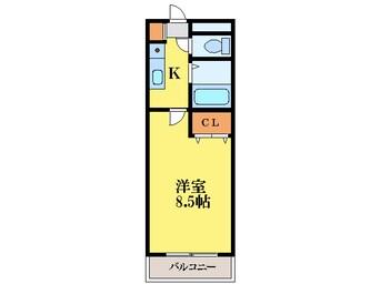 間取図 牟岐線/二軒屋駅 徒歩5分 2階 築30年