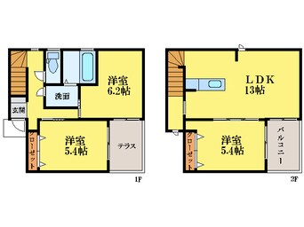 間取図 エクセレントガーデンエスト