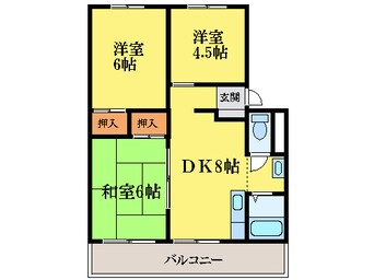 間取図 宇野ビル１