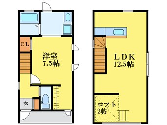 間取図 フィットセル南佐古