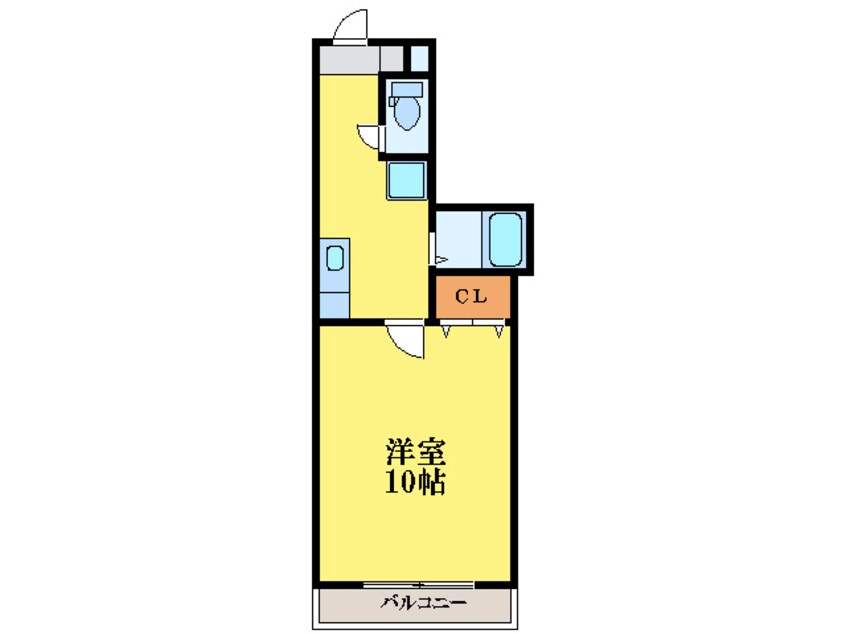 間取図 牟岐線/阿波富田駅 徒歩16分 3階 築28年