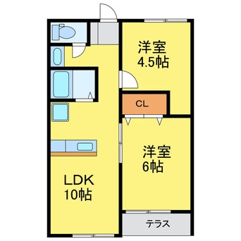 間取図 中内住宅