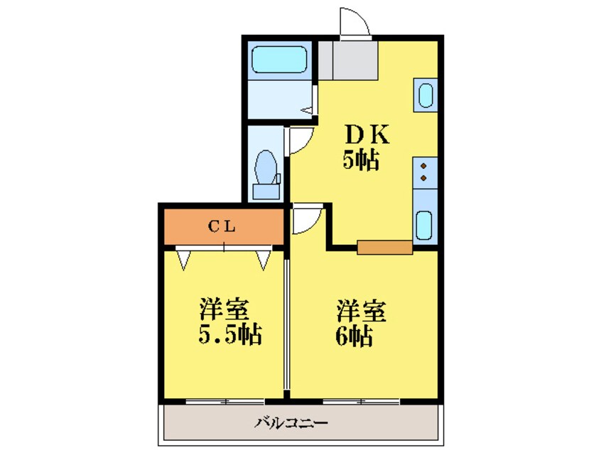 間取図 ファミールアキツ