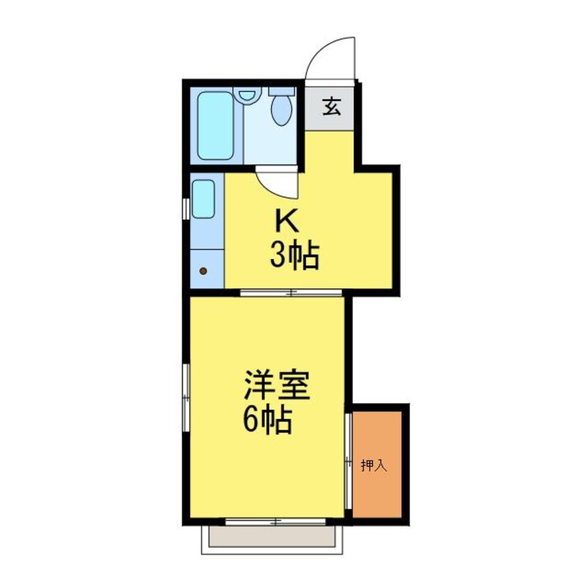 間取図 コーポ助任