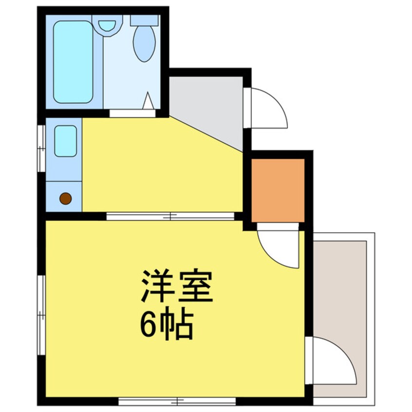 間取図 コーポ助任