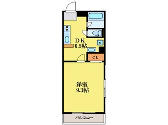 間取図 牟岐線/二軒屋駅 徒歩1分 2階 築25年