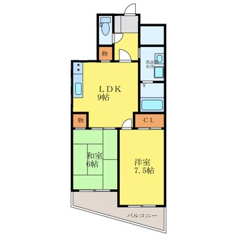 間取図 エグゼ古川