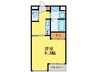 徳島線/鮎喰駅 徒歩10分 4階 築9年 1Kの間取り
