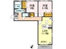 徳島線/徳島駅 徒歩30分 1階 築8年 2LDKの間取り
