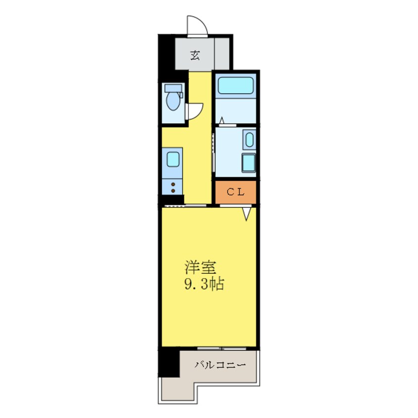 間取図 グランクリュ佐古　ウエスト