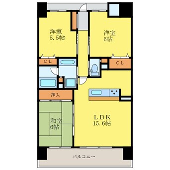 間取図 アルファステイツ新町