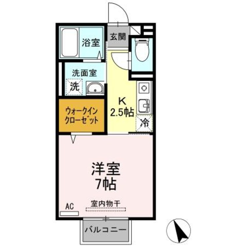 間取図 高徳線/徳島駅 徒歩30分 2階 築16年