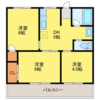 間取図 アクシオン松茂