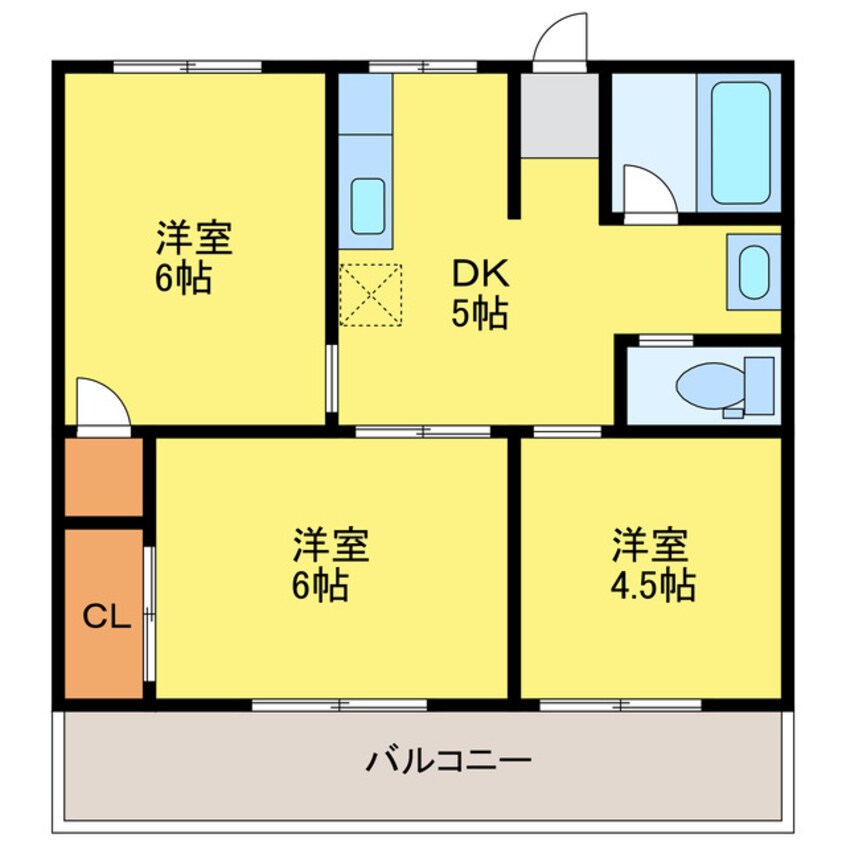 間取図 アクシオン松茂