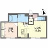 高徳線/徳島駅 徒歩27分 1階 築7年 1LDKの間取り