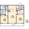 徳島線/佐古駅 徒歩16分 3階 築浅 2LDKの間取り
