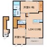 牟岐線/阿波富田駅 徒歩17分 2階 築13年 2LDKの間取り