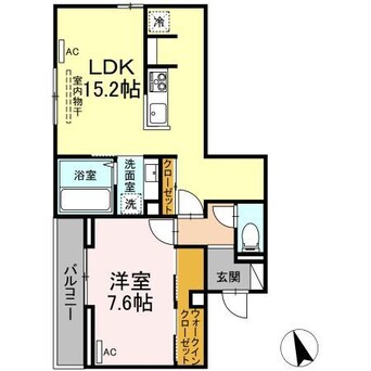 間取図 高徳線/佐古駅 徒歩15分 3階 1年未満