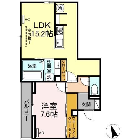 間取り図 高徳線/佐古駅 徒歩15分 2階 1年未満