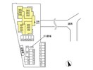 配置図 高徳線/佐古駅 徒歩15分 3階 1年未満