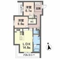 シャーメゾンプレミアス下助任の間取図
