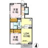 徳島線/鮎喰駅 徒歩3分 1階 1年未満 2LDKの間取り