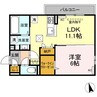 牟岐線/二軒屋駅 徒歩6分 1階 築浅 1LDKの間取り