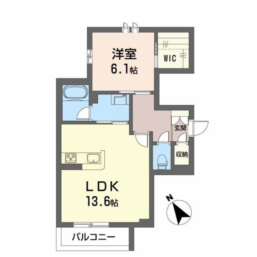 間取図 高徳線/徳島駅 徒歩27分 1階 1年未満