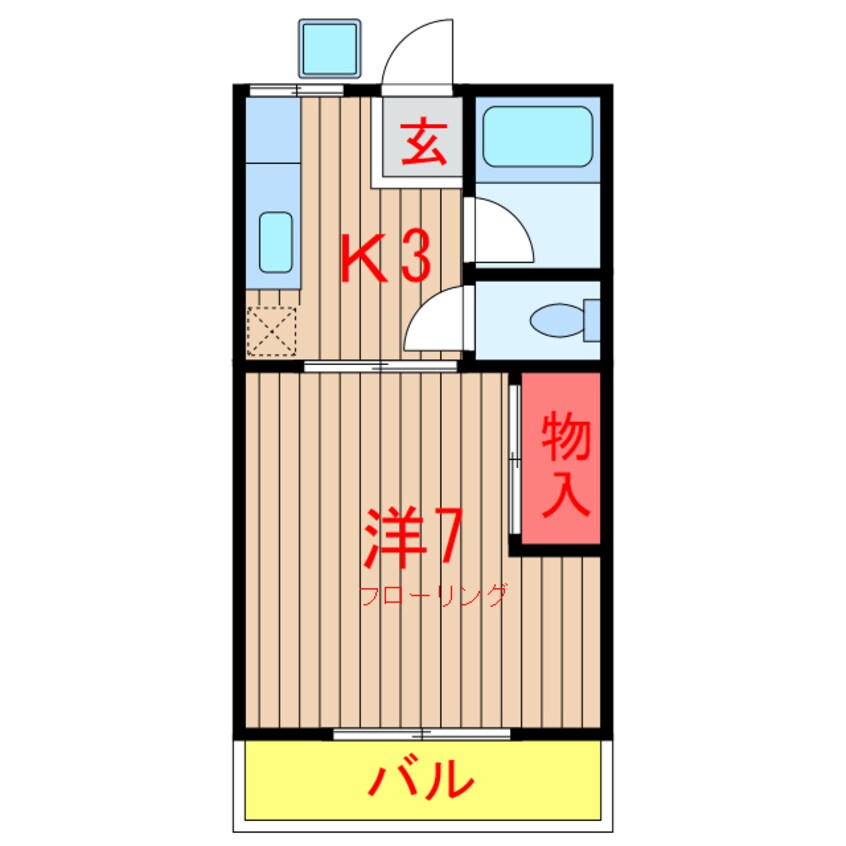 間取図 コーポ高橋