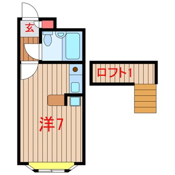 間取図 東葉高速鉄道/北習志野駅 徒歩9分 1階 築36年