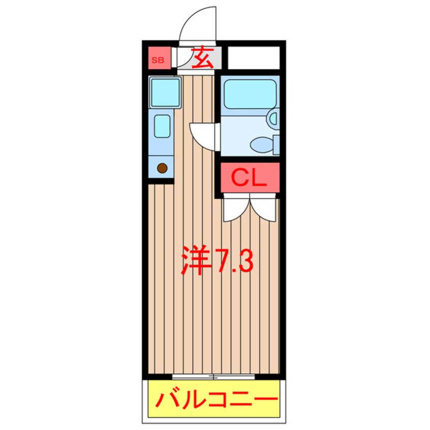 間取図 新京成電鉄新京成線/習志野駅 徒歩5分 3階 築36年