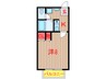 ソフィア 1Kの間取り