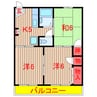 ガーデンハイツ遠部Ⅰ 3Kの間取り
