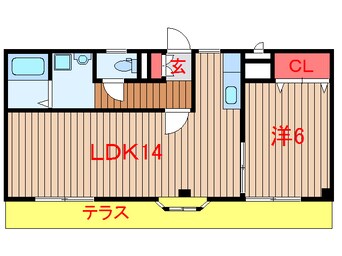 間取図 新京成電鉄新京成線/薬園台駅 徒歩13分 1階 築31年