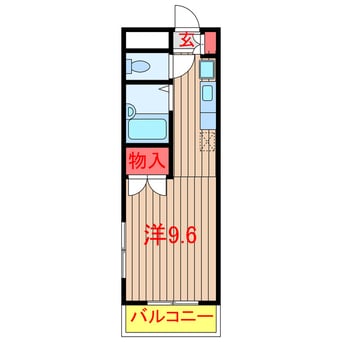 間取図 京成松戸線/薬園台駅 徒歩3分 1階 築30年