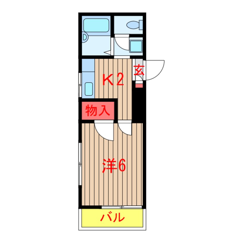 間取図 メゾンサンローザ