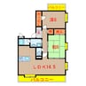ラ・フォレ２３ 2LDKの間取り
